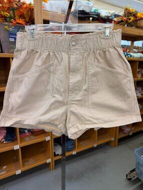 Madewell Denim Pull-On Paperbag Utility Shorts: Garment-Dyed Edition